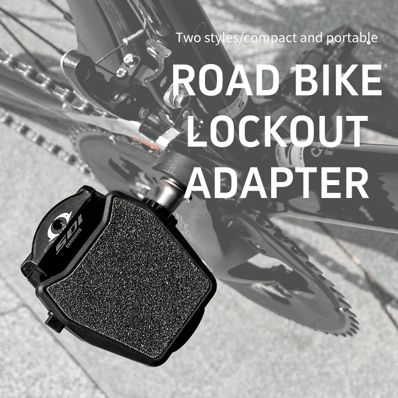 Adaptador de pedales LITERIDE para bicicleta de carretera, compatible con el sistema Shimano SPD, adaptador de pedales con clip para bicicleta, convertidor de pedales de plataforma K-E-O.
