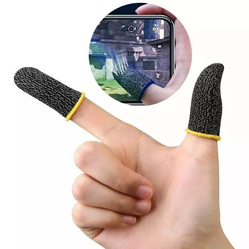 1 paio di dita da gioco Super sottili e traspiranti per giochi mobili Pubg maniche per dita Touch Screen per i giochi