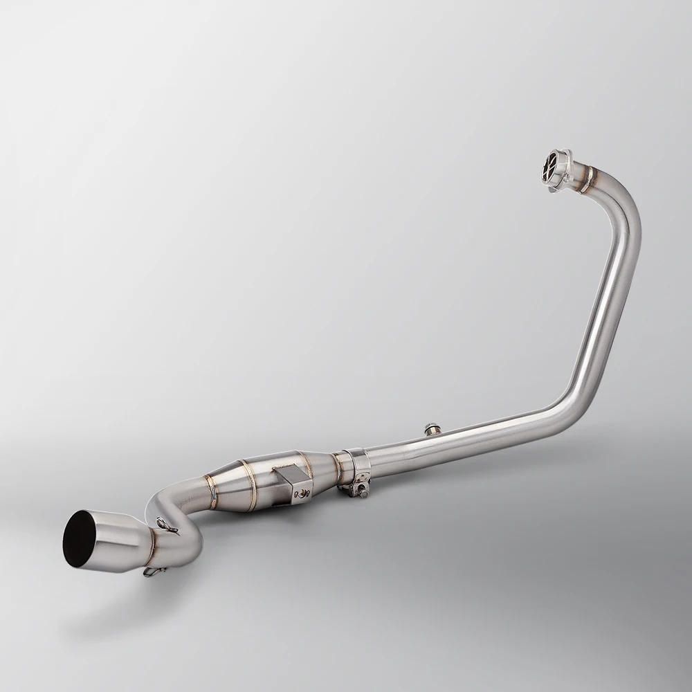 

Motorcycle Exhaust System Front Link Pipe Stainless 51mm Interface Slip On Tube For SUZUKI GIXXER155 GIXXER 155 150 SF155