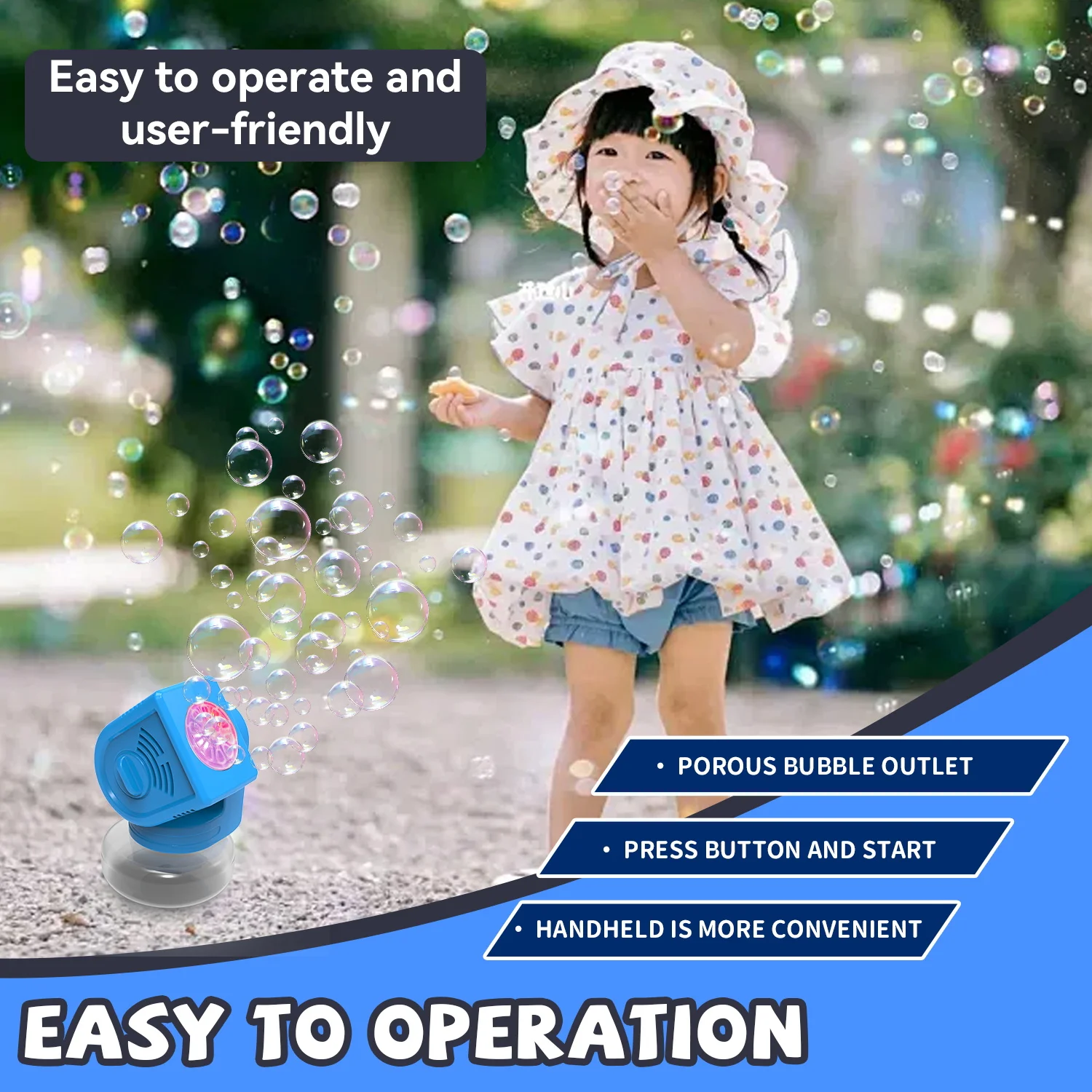 90 °   altalena da pavimento macchina per bolle giocattolo per bolle per bambini regalo gioco all'aperto festa bolla leggera senza batteria bolla d'acqua