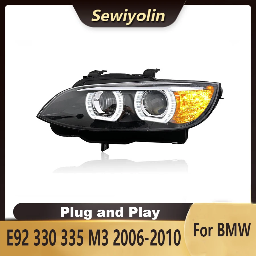 

For BMW E92 330 335 M3 2006-2010 Car Accessories Headlight Assembly LED Lights Lamp DRL Signal Plug And Play