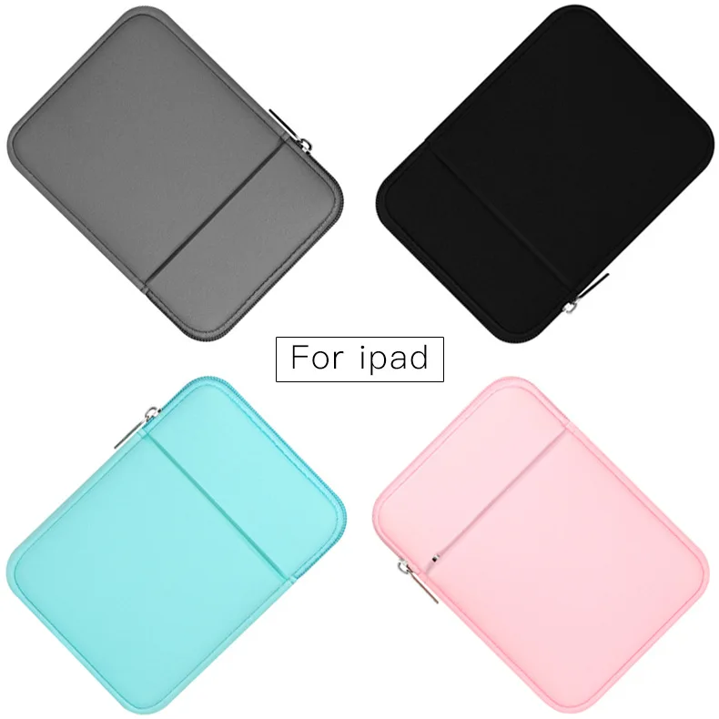 Simple Tablet Liner Bag for Ipad 9.7 10.2 10.5 Air 4 5 Pro 11 12.9 Inch Protective Case Anti-fall Soft Sleeve Mini 6 Storage Bag