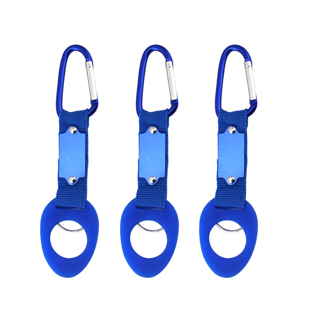 

3pcs Water Bottle Carrier Clip Portable Scratch-Resistant Holder For Outdoor Hiking Camping Motorbike Kettle Buckle Hanging