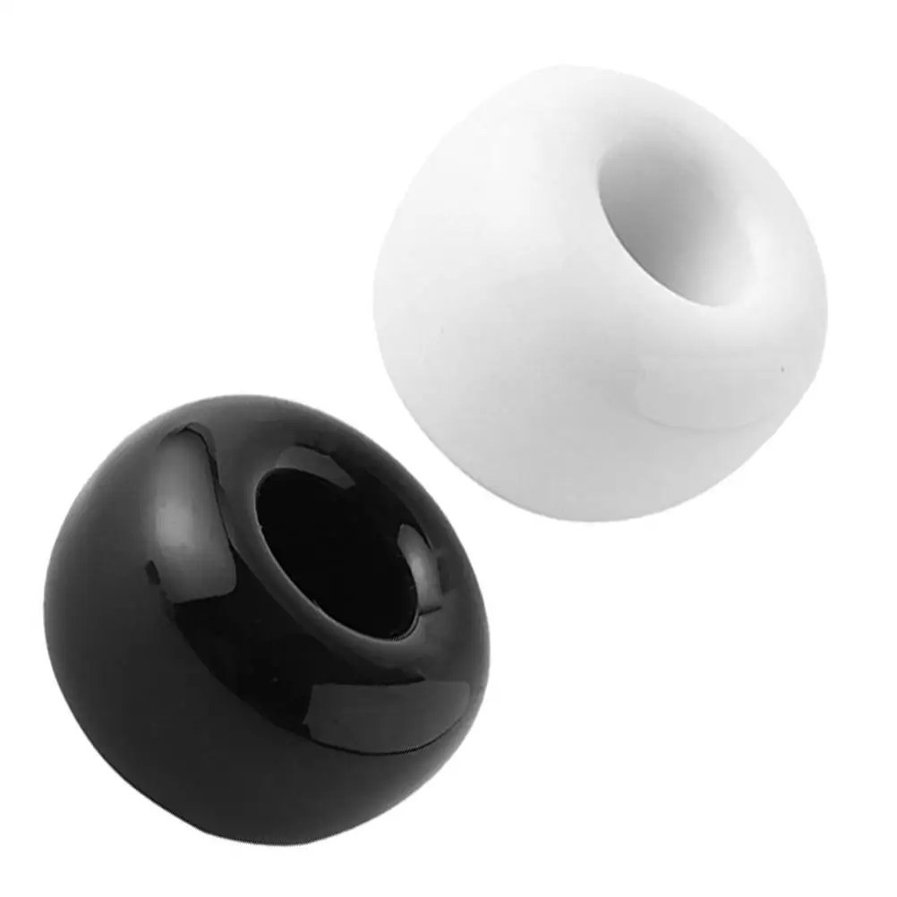 

2 Pcs Ceramic Pen Holder Storage Base For Home Toothbrush Rest Stand Versatile Single