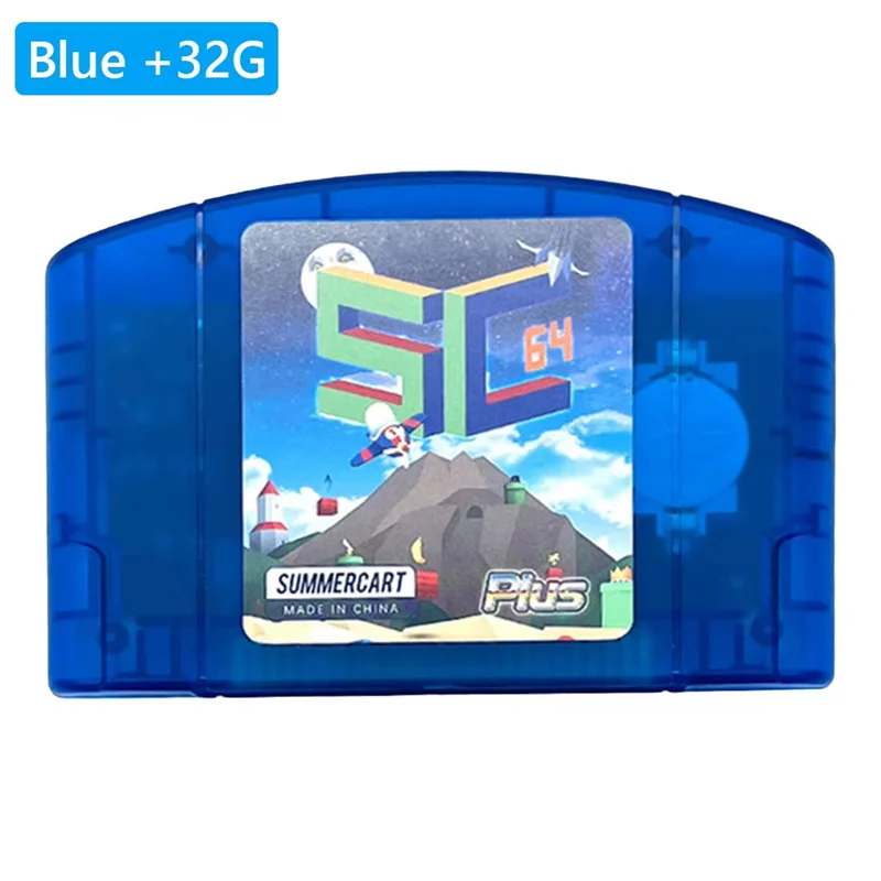 

For Nintendo N64 Summer SC64 KART Game Card Open Source 5000 In 1 Flash SNES GBC N64DD N64 Retro Video Games Accessory