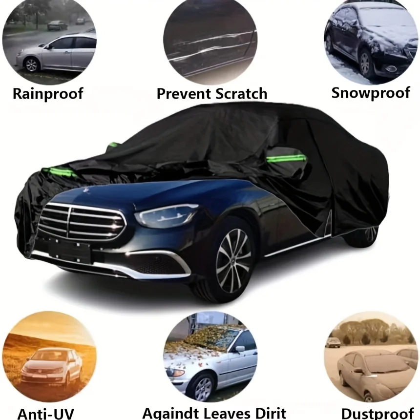 

Waterproof Car Cover Compatible With 2006-2024 for Mercedes-Benz E-Class Sedans E200, E260, E300, E350, E400, E450. All-weather
