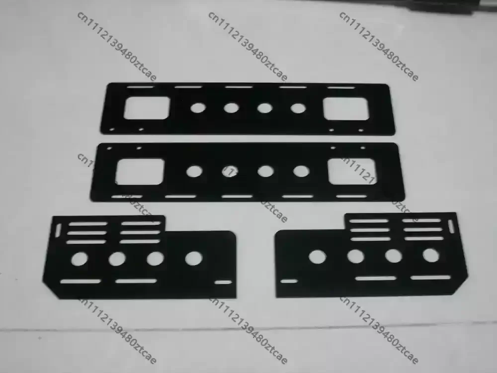 Model Helicopter Modification Replacement Parts Battery Mounting Rack With Base Plate And Side Panel For Electric RC Helicopter