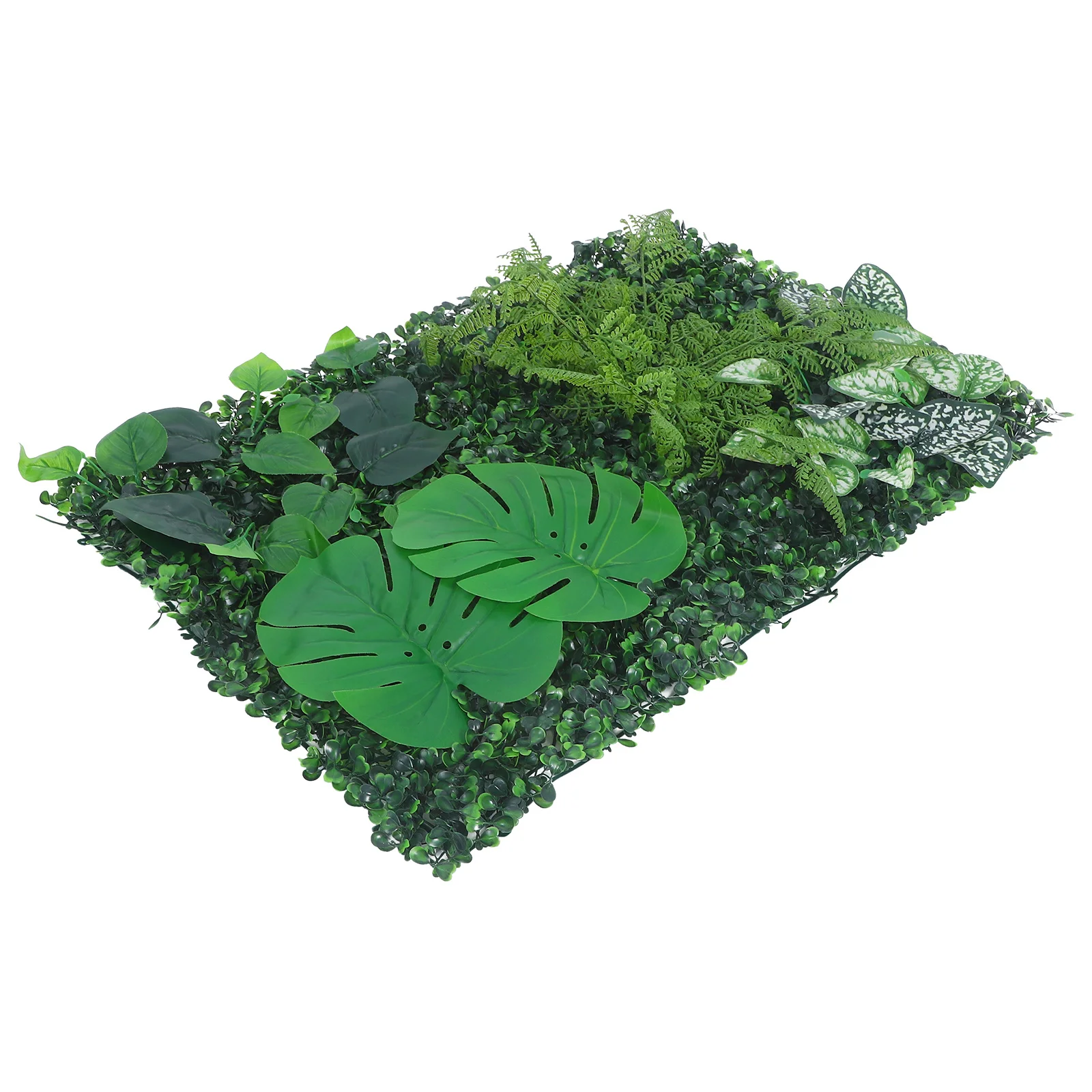 

Artificial Greenery Wall Panel Plastic Hedge Plant Wall Backdrop for Wedding Shop Coffee House Fence Decoration