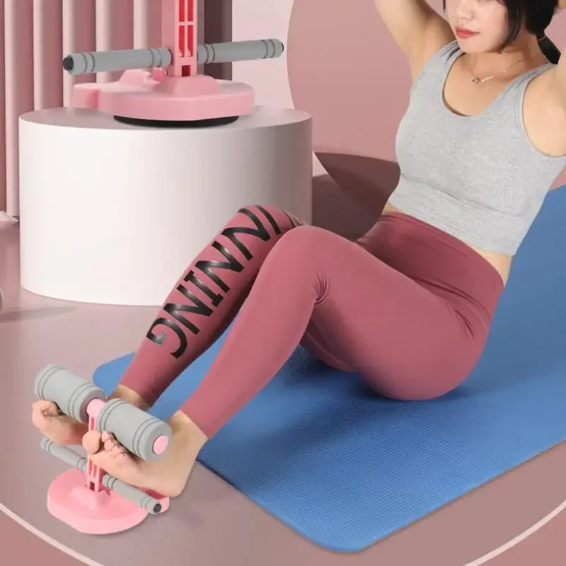 كوب شفط مزدوج لتمرين البطن مع حبل سحب، معدات مساعدة الجلوس لمساعد القوة الأساسية في صالة الألعاب الرياضية المنزلية