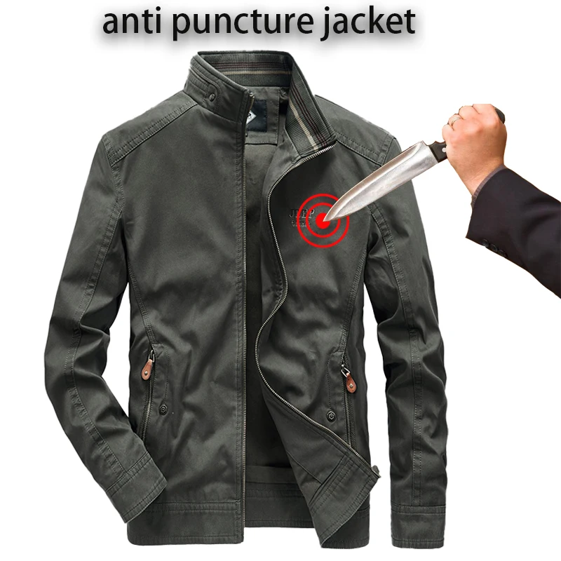 2024 Anti Cut Clothes Retro Self Defense Safety Jacket Flexible Hidden Type FBI POLICE Full Body Protection Anti Stab Clothing