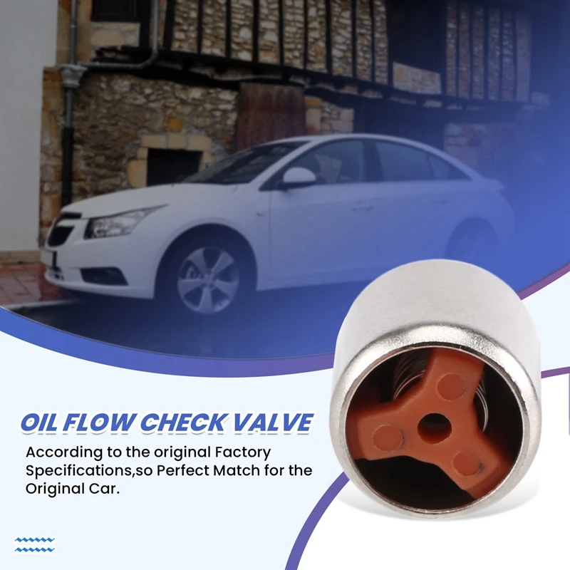 Oil Flow One-Way Oil By-Pass Valve 55563957 For Chevrolet Cruze 1.6 Epica 1.8 2009 2010 2011 2012 2013