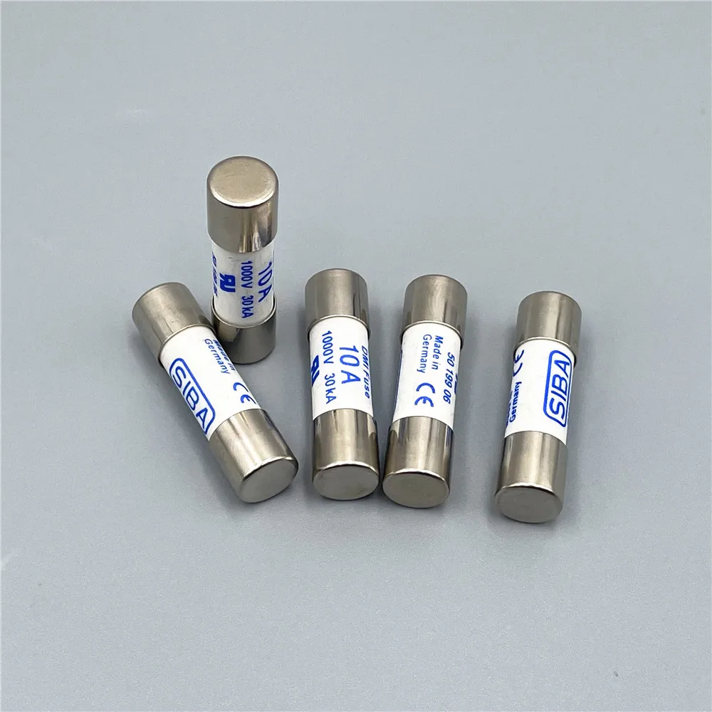 5pcs/Lot SIBA 10A gR 1000V 30kA 10x38mm DMI 5019906 Fast Acting Ceramic Fuse for Fluke Multimeter F15B F17B F18B