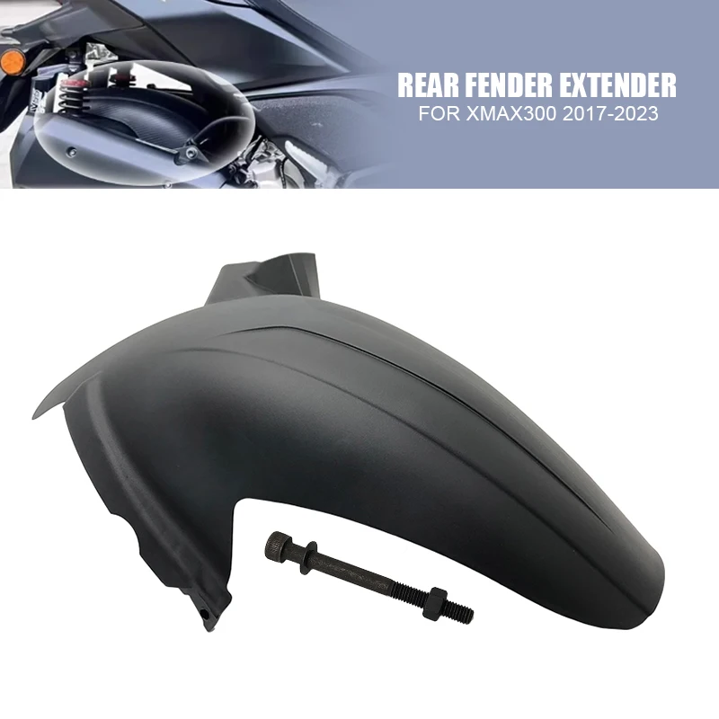 For YAMAHA X-MAX300 Rear Fender Extender Mudguard Splash Guard Cover XMAX 300 2017-2023 2022 2021 2020 Motorcycle Accessories