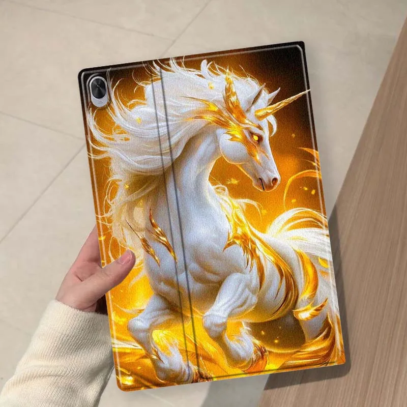 Horse Art Fashion Luxury For Huawei MediaPad 11 M5 M6 ES Pro M5Lite Honor Pad V7 V8 X7 X8 X9 GT Pro Tab Tablet Case Soft