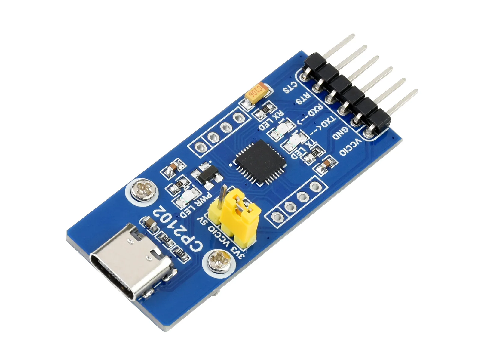 Placa USB UART CP2102 (tipo C), módulo de comunicación USB a UART (TTL), conector de USB-C