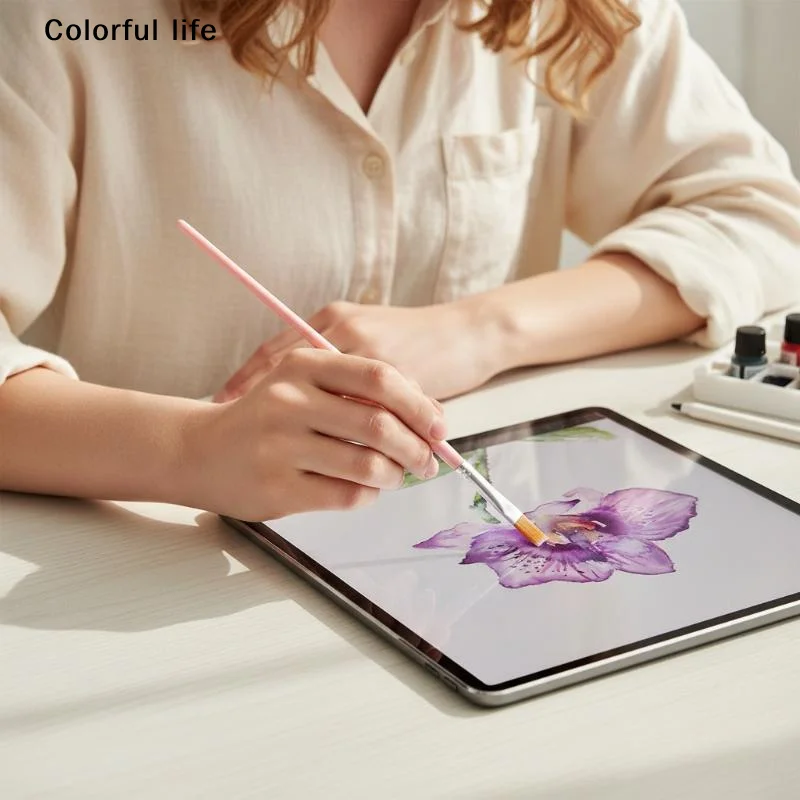 

Набор из 12 кистей для рисования: круглые и плоские кисти с нейлоновым ворсом для масляной, акриловой и акварельной живописи, школьные художественные принадлежности