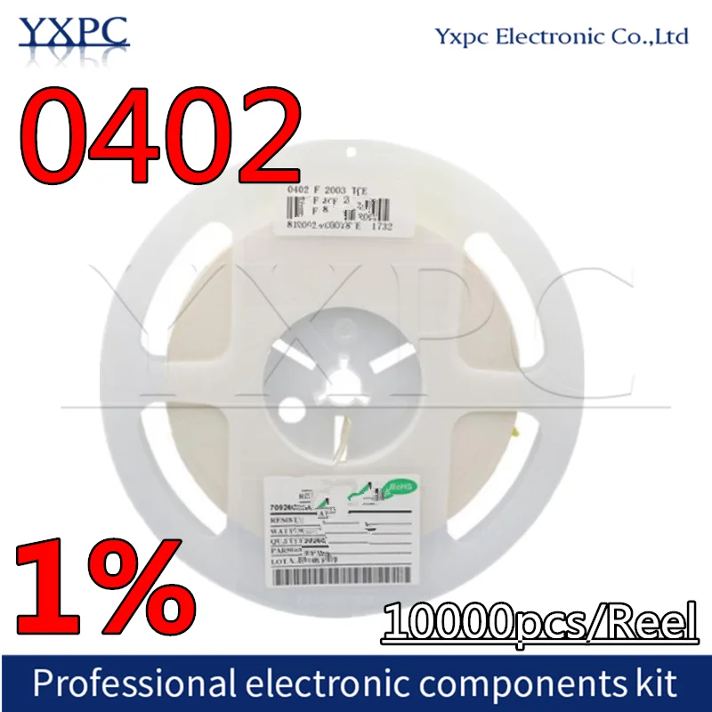 

10000pcs 0402 SMD Resistor 1% 0R ~10M 1/16W 0 1 10 100 150 220 330 ohm 1K 2.2K 3.3K 4.7K 10K 100K 0R 1R 10R 100R 220R 330R 1M