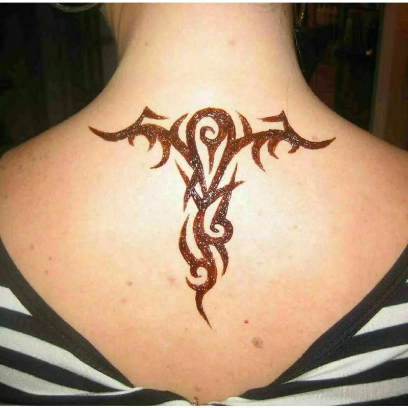 Tailândia original shiny henna óleo meandi garrafa de óleo cor extensão escurecimento tatuagem duradoura