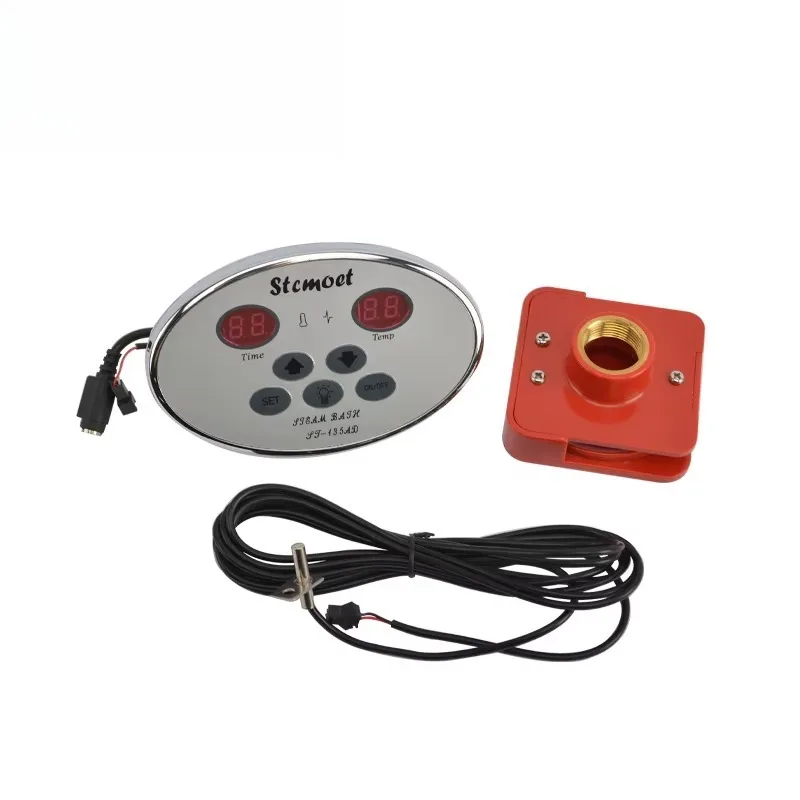 3kw 4.5kw 6kw 8kw مولد آلة ساونا البخار لـ Hammam حمام ساونا غرفة البخار الرطب 2-شخص لوحة التحكم