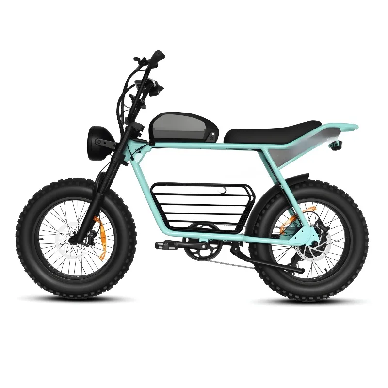 Fat lithium battery 16Ah road legal retro young man electric bike