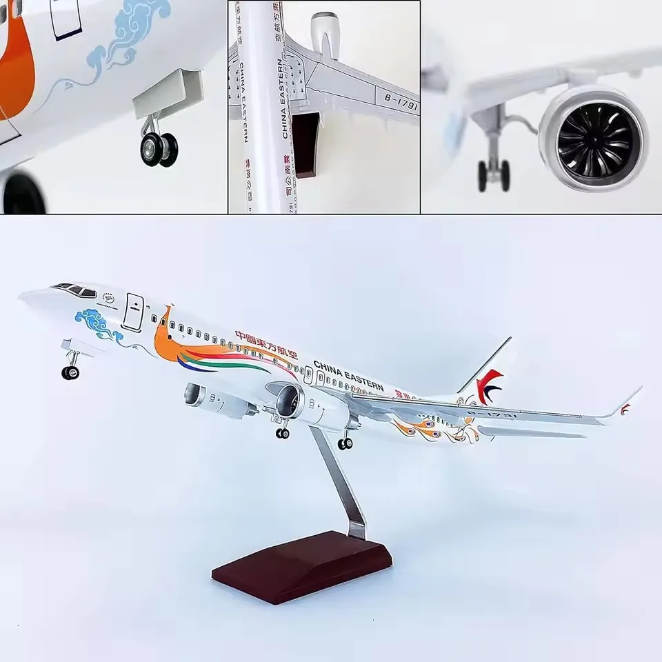 

1/80 B737-800 China Eastern Airlines Yunnan Peacock airplane toys for child Model Die-cast Resin Aircraft Model Suitable Gifts