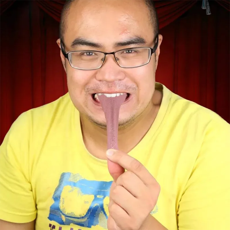 트릭 시뮬레이션 소설 마술 장난감 가짜 혀 플라스틱 텔레스코픽 칼 성능 소품 스푸핑 메이크업 볼 소품