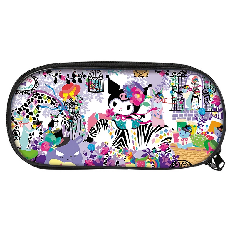 Kuromi My Melody Sanrioes Encil Case Коробка для канцелярських товарів Периферійна канцелярська ручка Сумка для зберігання ручок Олівець Багатошарова велика місткість