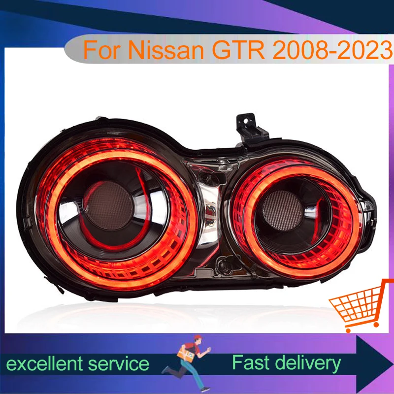 Car Stuff Running Light FOR Nissan GTR 2008-2023 Taillight DRL Rear Lamp Upgrade LED Bulbs High Configure Auto Tools Accessories