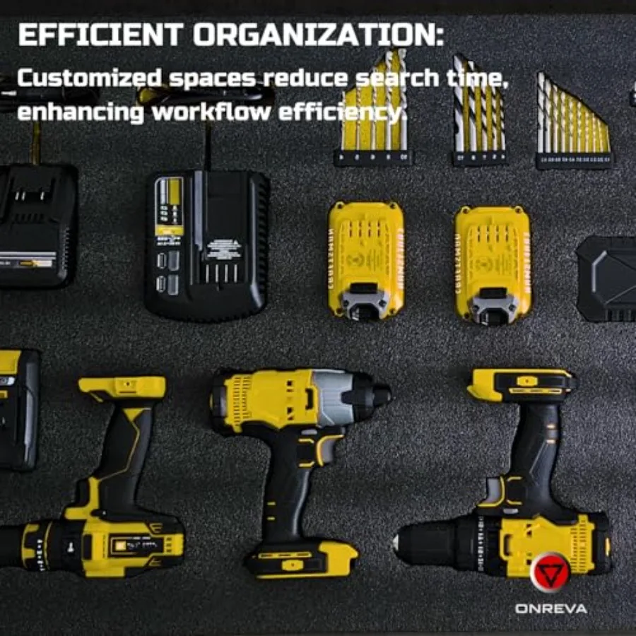 Tool Box Foam Insert 1PC 48x24x2 Inch Polyethylene Storage Sheets for Hard Cases Custom Tool Shadow Organizer for Toolbox Kaize