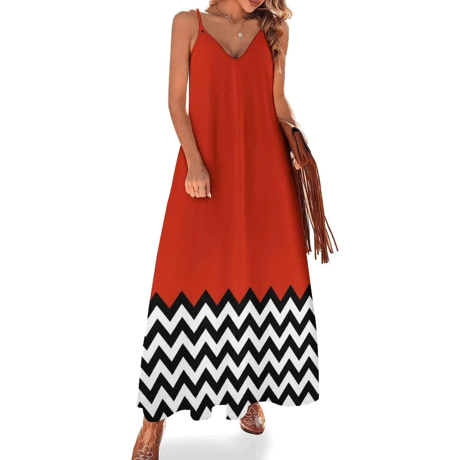 

Black Lodge (Twin Peaks) inspired graphic Sleeveless Dress women's summer jumpsuit summer dresses women 2024