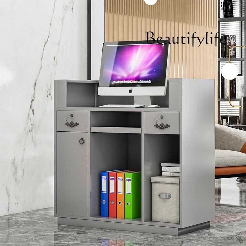 new custom.High Quality Grocery Cash Counter office reception desk Cashier Counter Designs Front Desk Reception For Veterinary