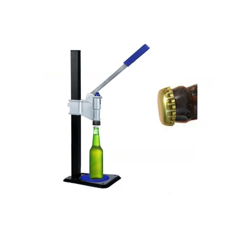 Ручная машина для укупорки пива, машина для укупорки стеклянных бутылок для безалкогольных напитков Brewer для использования в ресторане, герметик для крышек бутылок