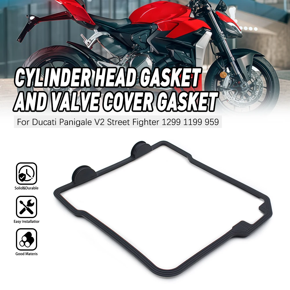 

Motorcycle Cylinder Head Cover Gasket For Ducati 899 959 Corse 1199 1299 S R V2 Panigale 78811102C