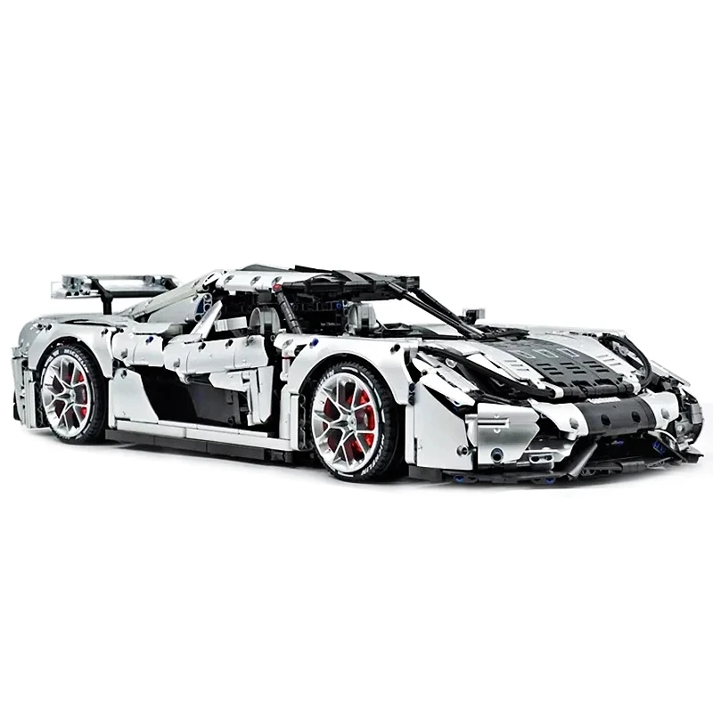 New T010S Technical Super Sports Racing Car Hypercar Model Building Blocks Bricks Educational Puzzle DIY Toys Birthday Gifts Kid
