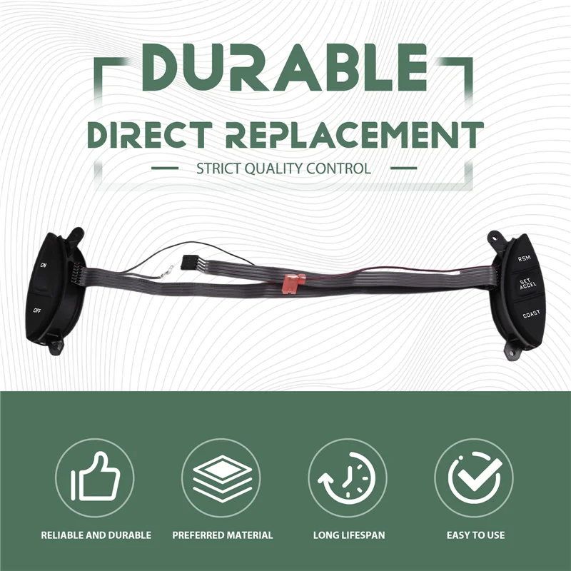 

F87Z-9C888-BB Steering Wheel Cruise Control Switch Button For Ford Explorer Sport Trac Ranger 1998-2003