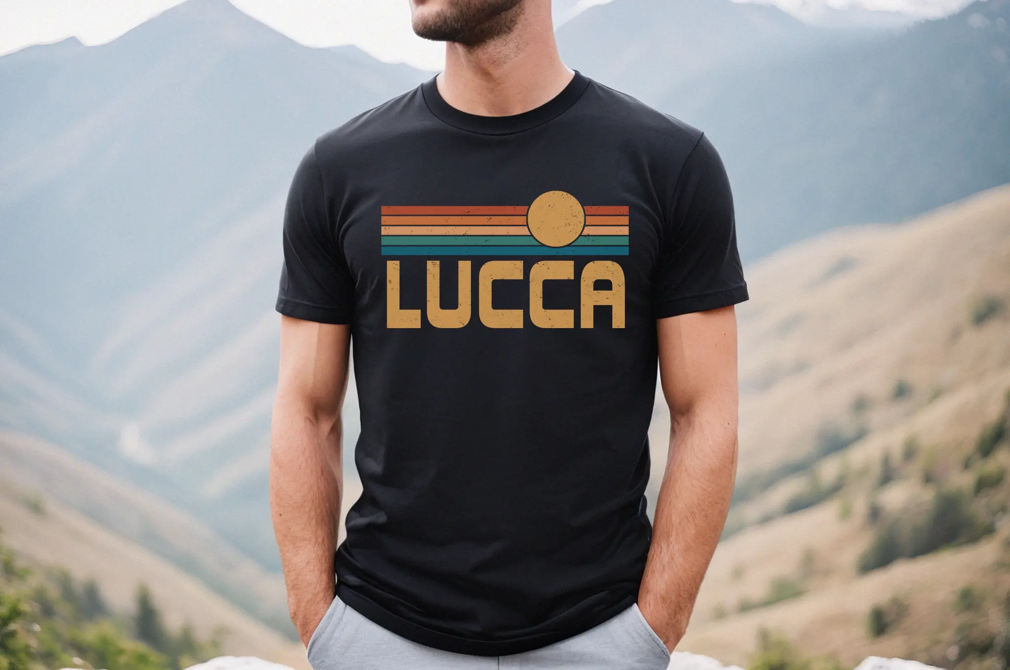 Lucca T Shirt Italy Italian Tuscan Souvenir Group Vacation Hometown Italia Honeymoon