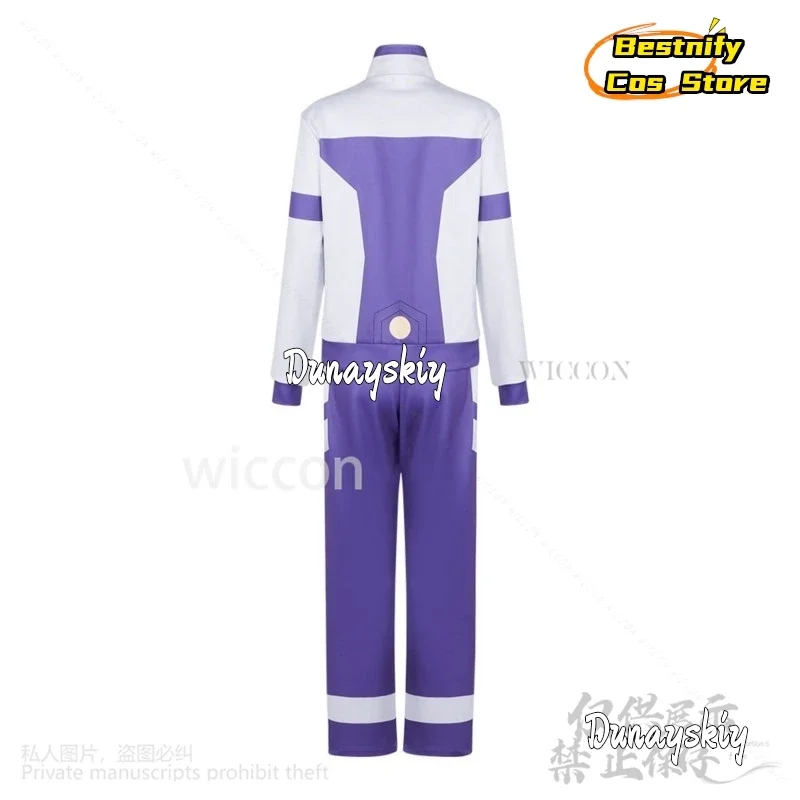 CosplayPretty أنيمي ديربي تأثيري Oguri قبعة زي الأرجواني تشغيل موحدة ملابس رياضية معطف السراويل شعر مستعار فروي سماعات الجمباز Cus #5