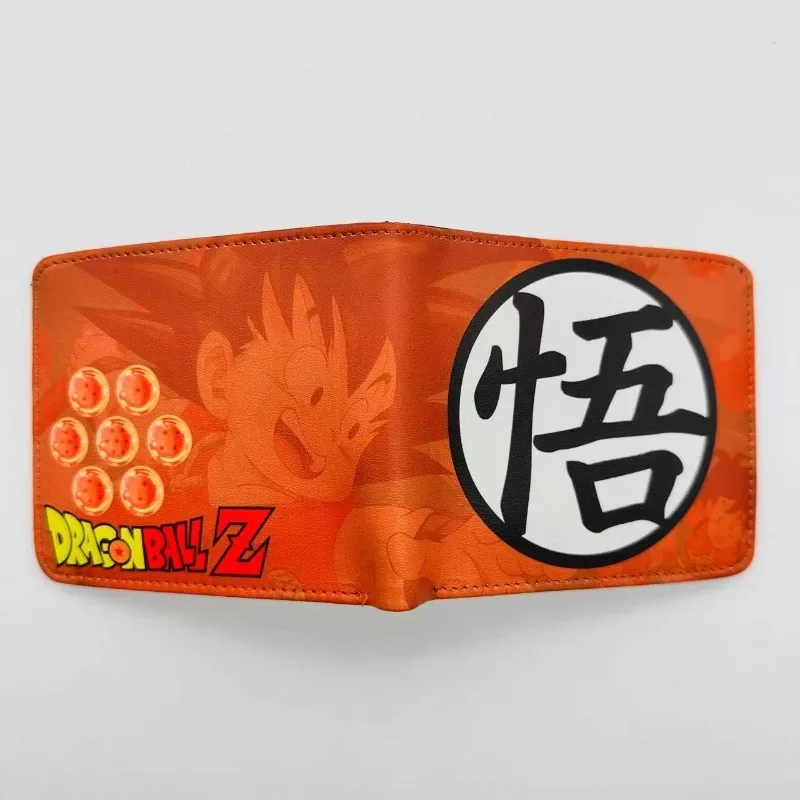 Anime Dragon Ball Son Goku Portable Wallet Card Holder Stylish and Simple Coin Purse Cute Things for Girls and Boys