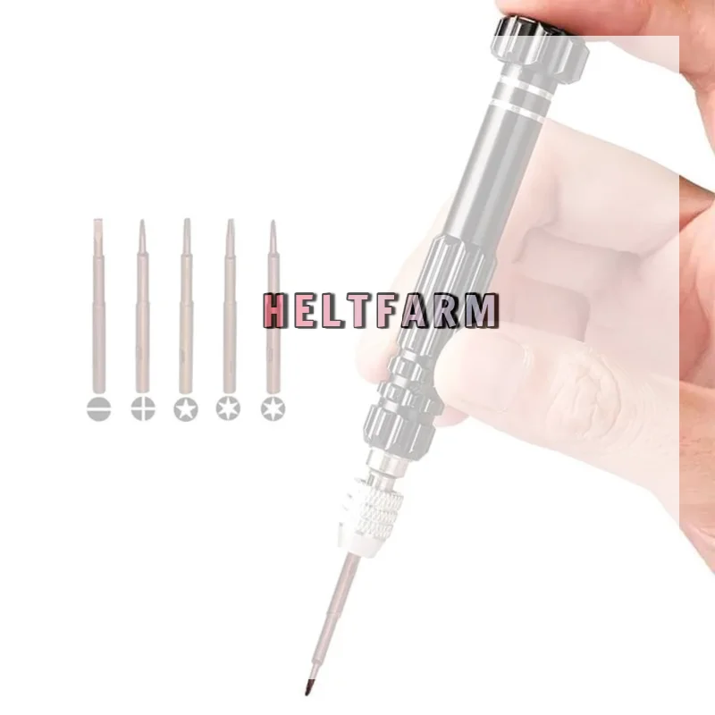 5 In 1 Multifunctional Small Screwdriver Kit Repair Tool For Eyeglass Sunglasses Electronics Cellphone Jewelry And More 1 Set
