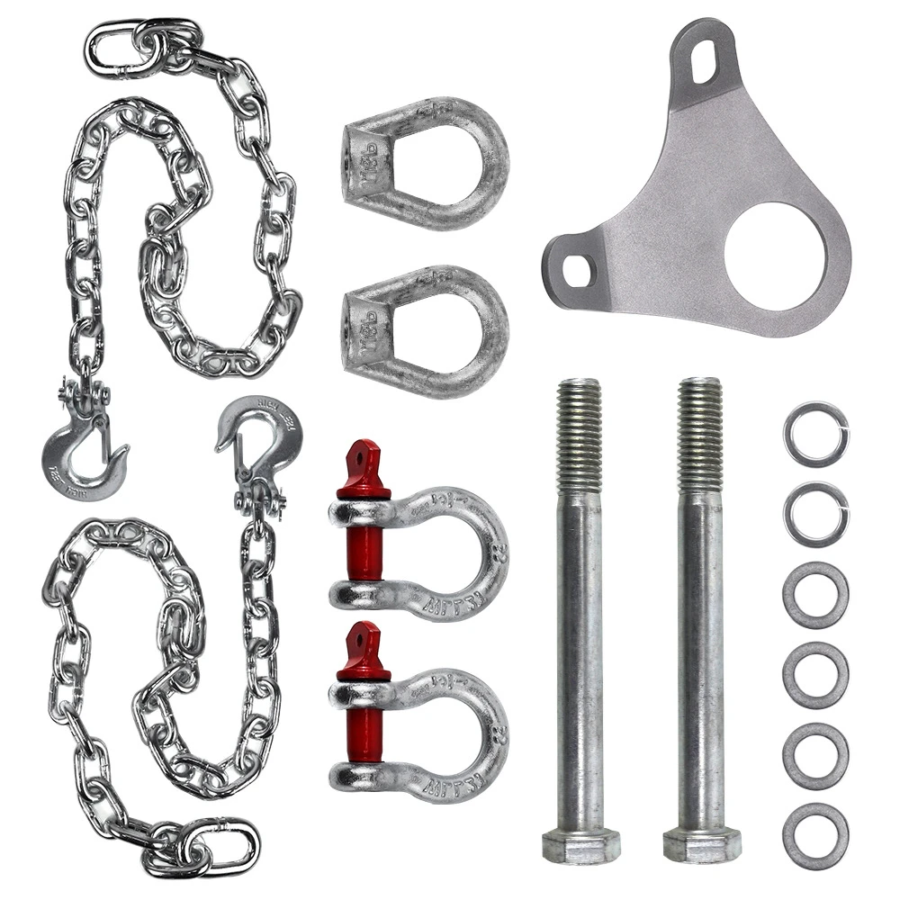 

​Gooseneck Hitch Ultimate Connection Safety Chains with Plate