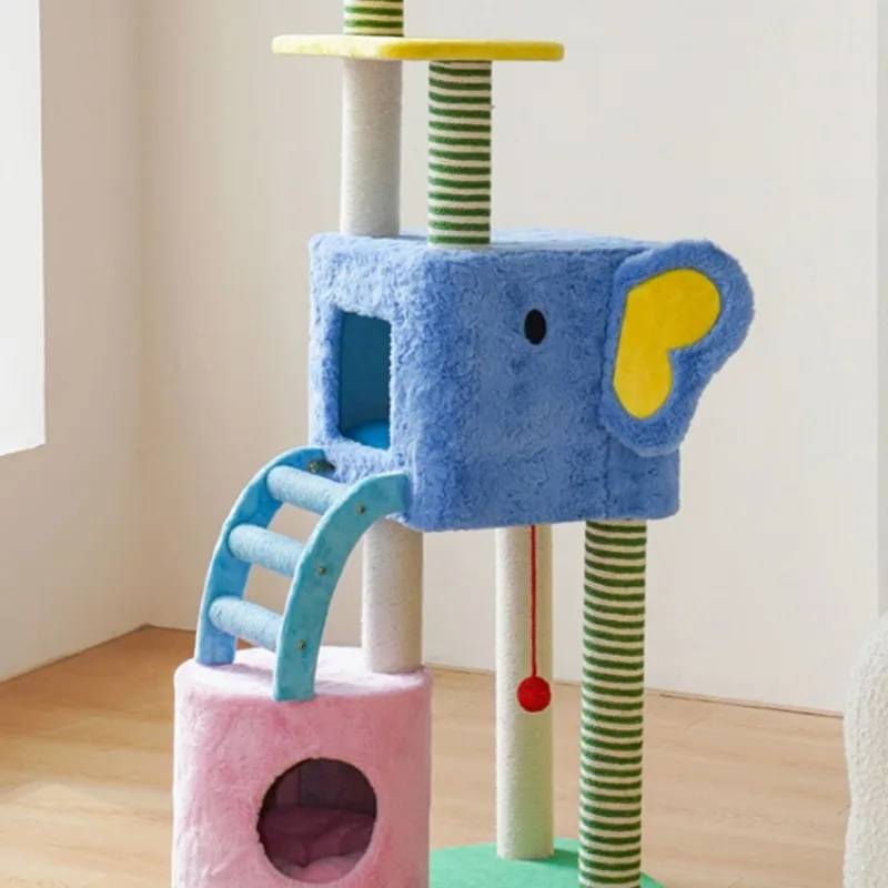 Cat Climbing Cats Grip and Wear Resistance Tree Jumping Platform Cat Scratcher Tower Tree Pet Supplies Products Accessories