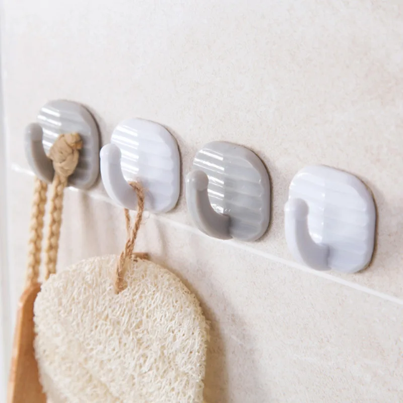 1/5/10Pcs New Strong Self Adhesive Wall Hook Wall Hanger Rack Space Saver Waterproof Adhesive Hooks Heavy Load Sucker Rack