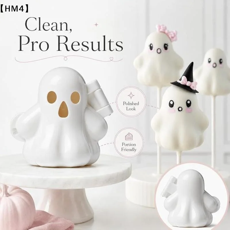 Halloween Cake Mold Ghost Theme Cake Mold For Fondant Chocolate Lollipops Treats Halloween Party Baking Supplies〔HM4〕