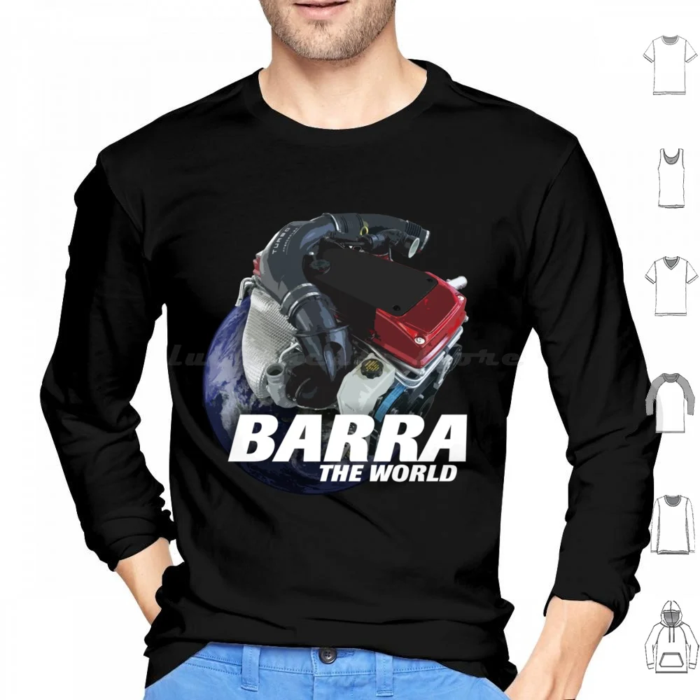 Engines Hoodies Long Sleeve Barred Engines