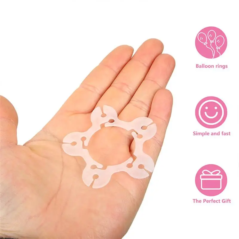 50pcs Balloon Arch Folders Arch Clip Holder Plastic Arch Fixing Buckle Wedding Birthday Party Balloon Arch Folderss