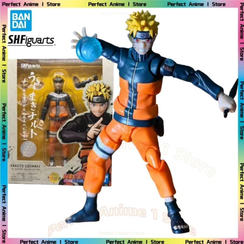 

In Stock Bandai Shf Naruto Uzumaki Naruto 2.0 Action Figure Model Collection