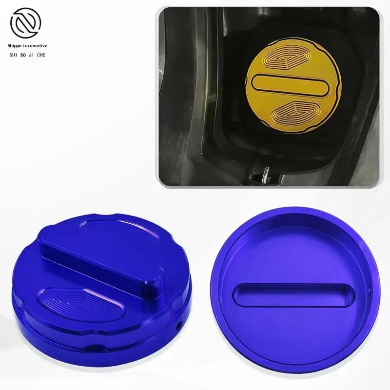 1PC Motorcycle Fuel Tank Decorative Cap Aluminum Alloy Rustproof Modification Part for Most Motorbike Custom Refit Projects