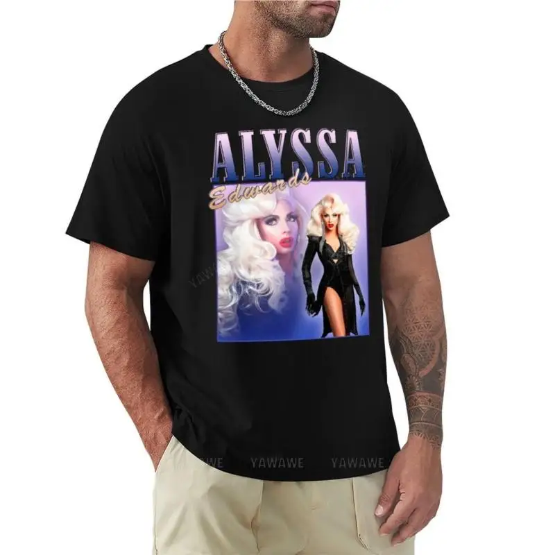 

mens t-shirts cotton teeshirt Alyssa Edwards vintage retro design T-Shirt custom t shirt mens graphic t-shirts funny