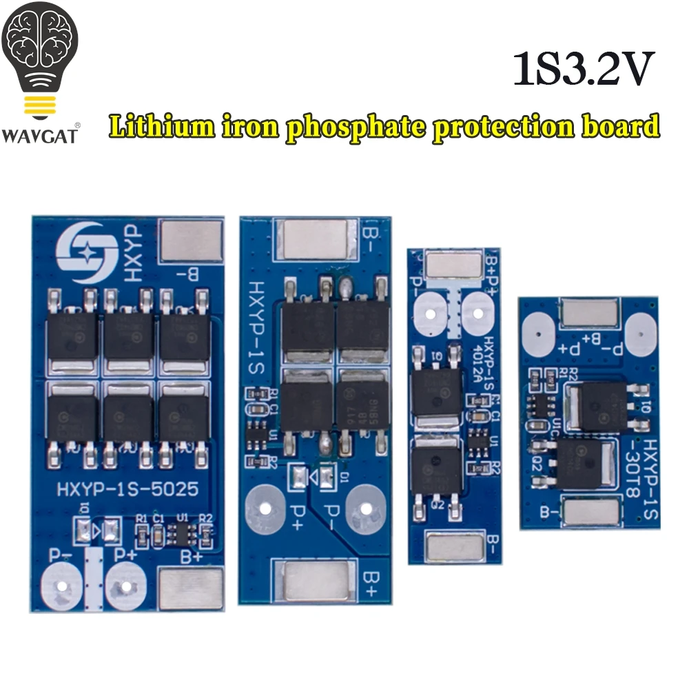 BMS 1S 12A  7A 10A 15A 22A 3.2V lithium Battery Protection Board 18650 Charging Voltage / Short Circuit /Overcharge Prevention