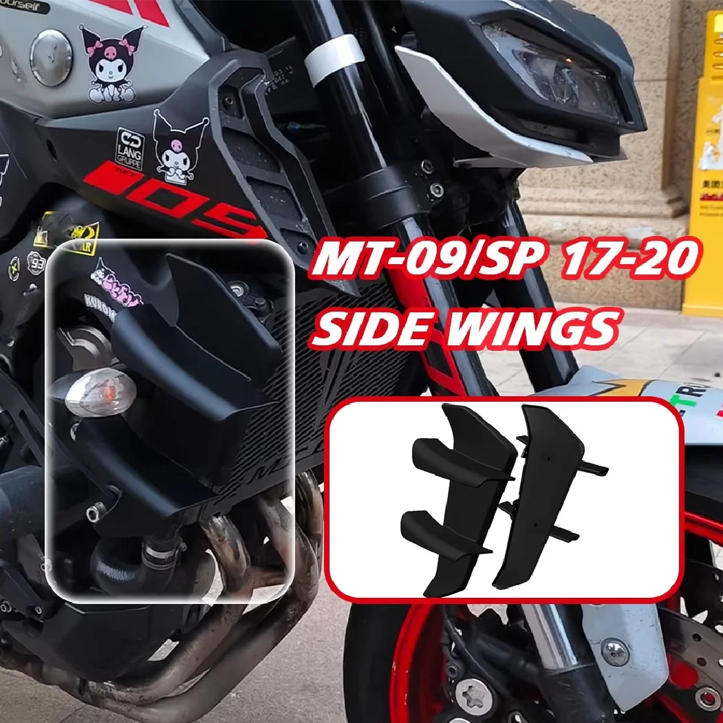 For YAMAHA MT-09/SP Side Wing Side Spoiler FRONTAL SPOILERS MT09 2017 2018 2019 2020 Front Spoiler Lower Spoiler Flank